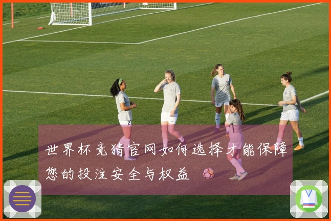 世界杯竞猜官网如何选择才能保障您的投注安全与权益